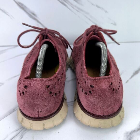 Cole Haan Zerogrand Suede Leather Wingtip Oxford Men\'s Size 11-12 Shoes Burgundy main image 5